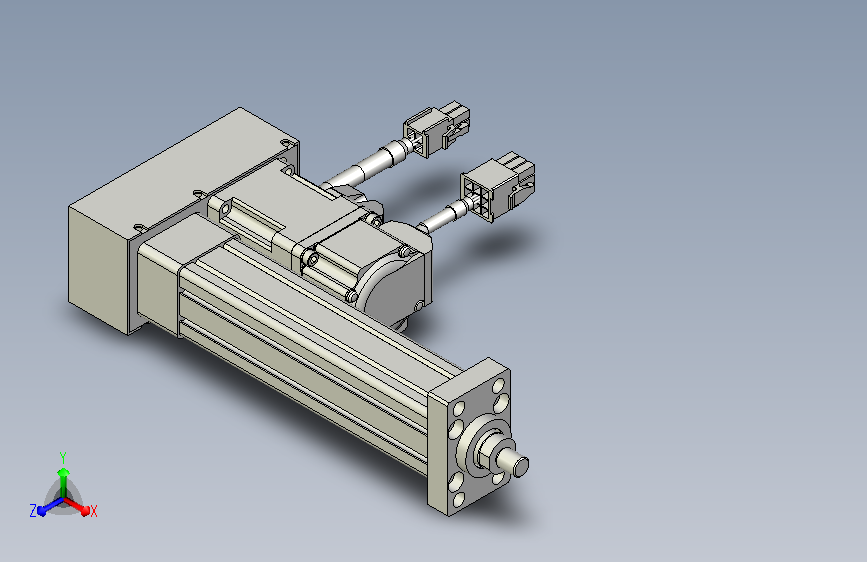 折返式电动缸 缸经16mm 额定负载30KG
