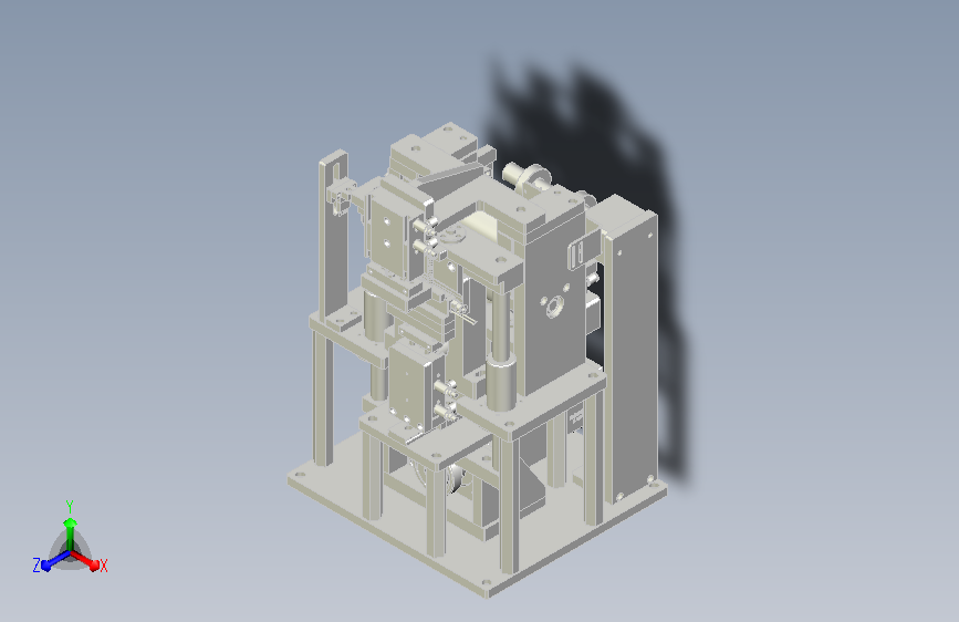 自动剪切折弯机构