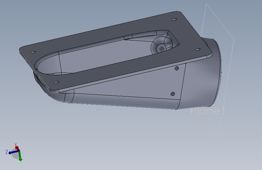 可调式翼型支架