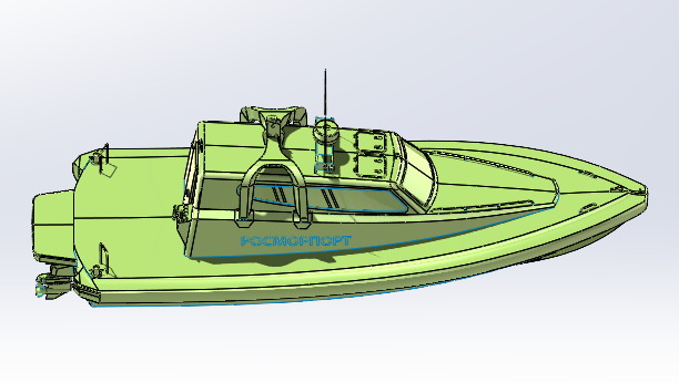 船10.5米快艇模型