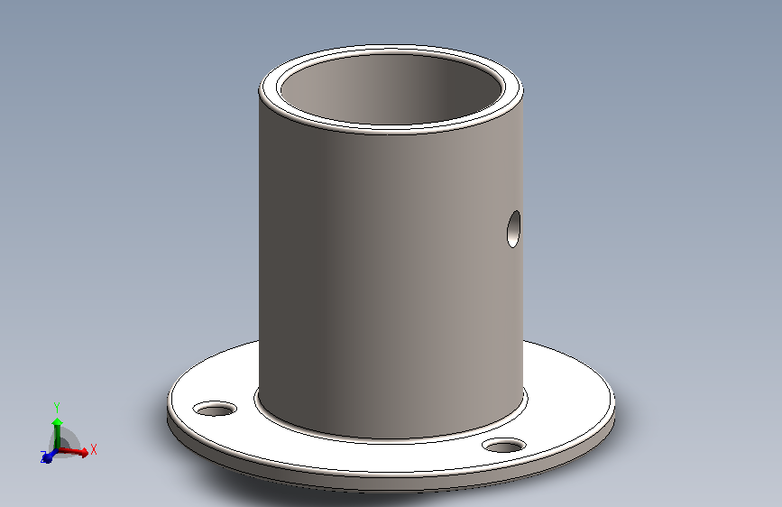 可调支撑的法兰支架