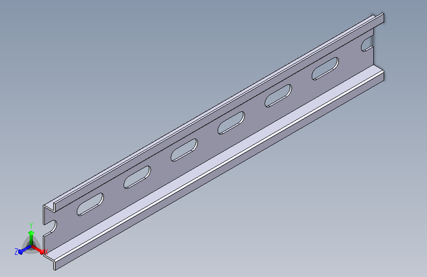 可定制长度的DIN导轨