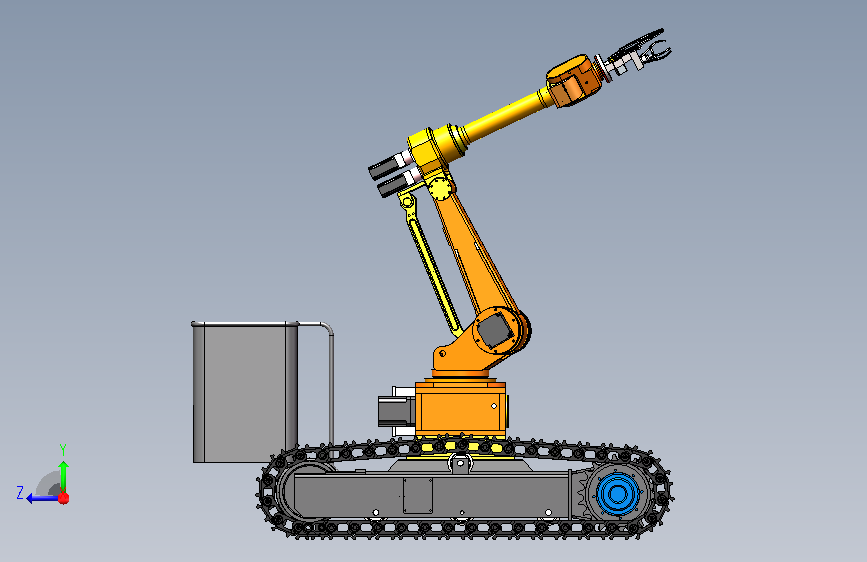 苹果采摘机SW三维图