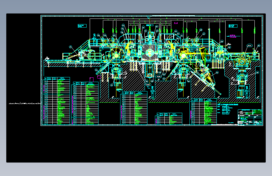M0858-西马克20辊轧机 cad