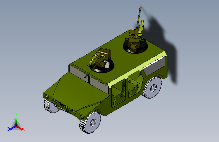 军用悍马M02   STEP