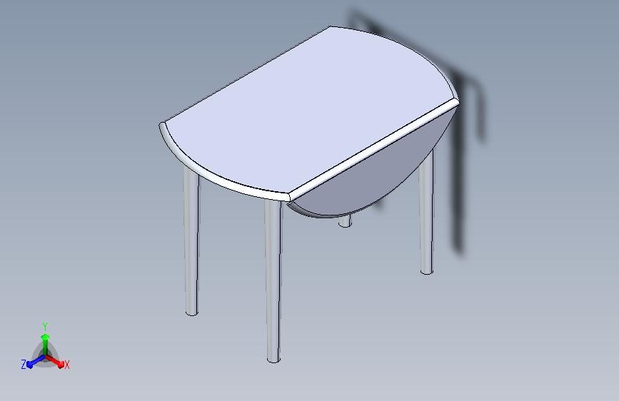 可折叠的木质圆桌
