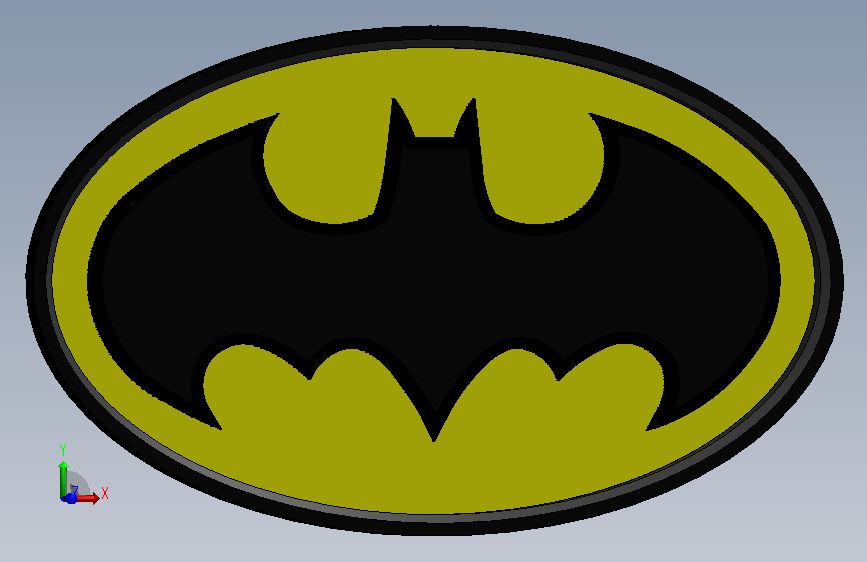 两种风格的蝙蝠侠标志