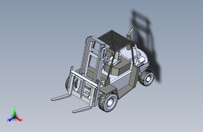 灵感来源的工业叉车
