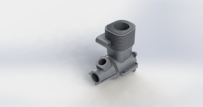 A0006194-单缸发动机缸体