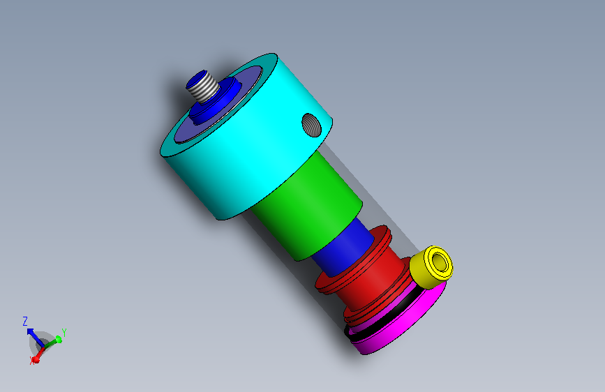 A0006206-双作用重型液压缸 – 尺寸：63x40x23 毫米
