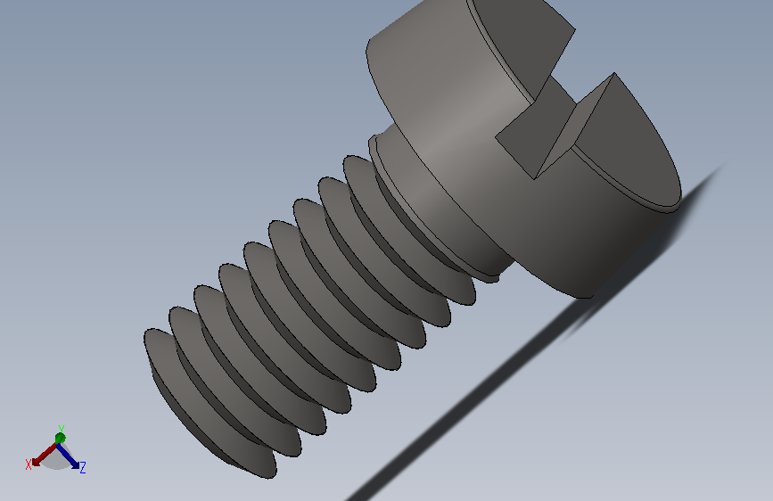 GB／T65-2000开槽圆柱头螺钉M4×8