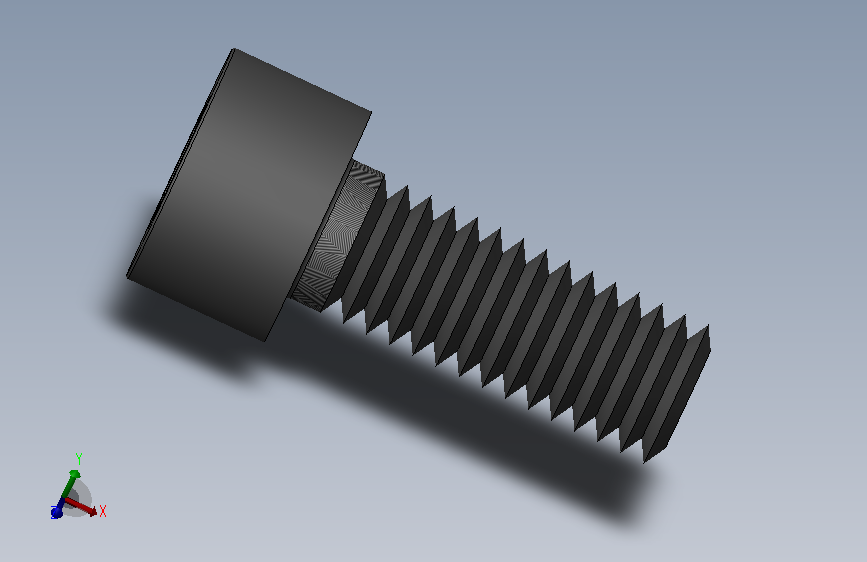 GB／T70．1-2000内六角圆柱头螺钉M6×16