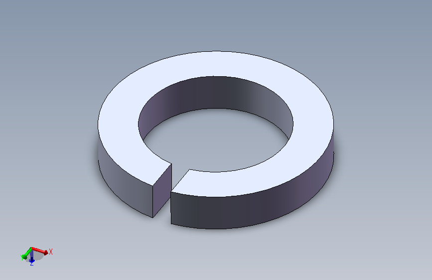 GB／T93-1987标准型弹性垫圈(装配)6×1．6