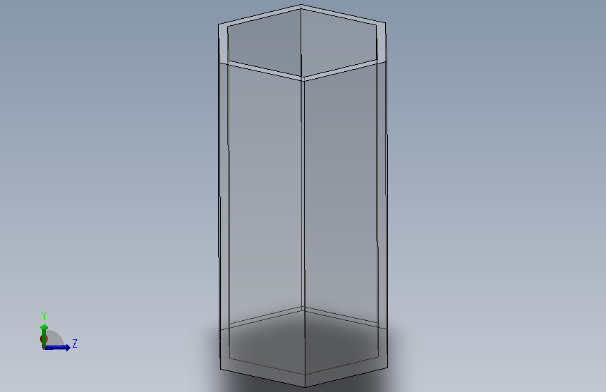 六边形瓶子玻璃杯