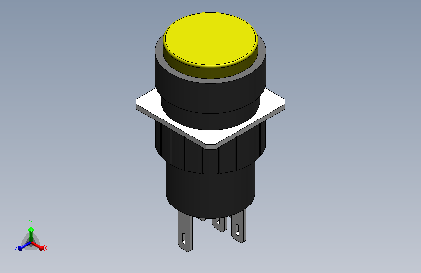 X01-N005-16带灯按钮黄