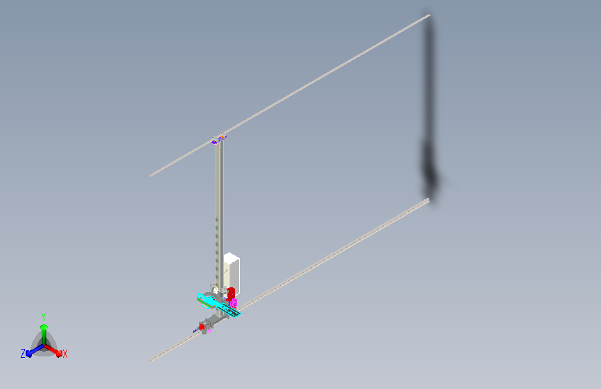 50kg双向单立柱堆垛机