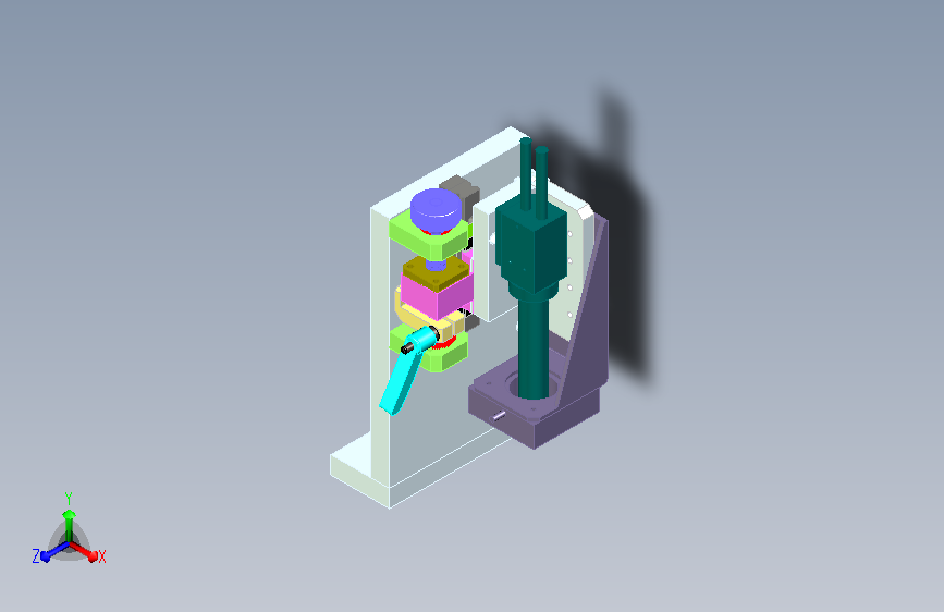 200W相机检测与调节支架一体化设计