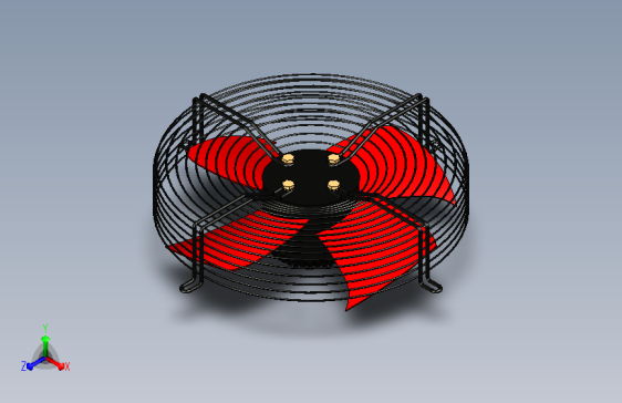 450风机带防护罩