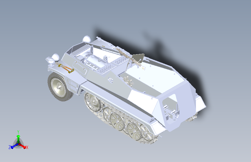 250轻型装甲半履带车
