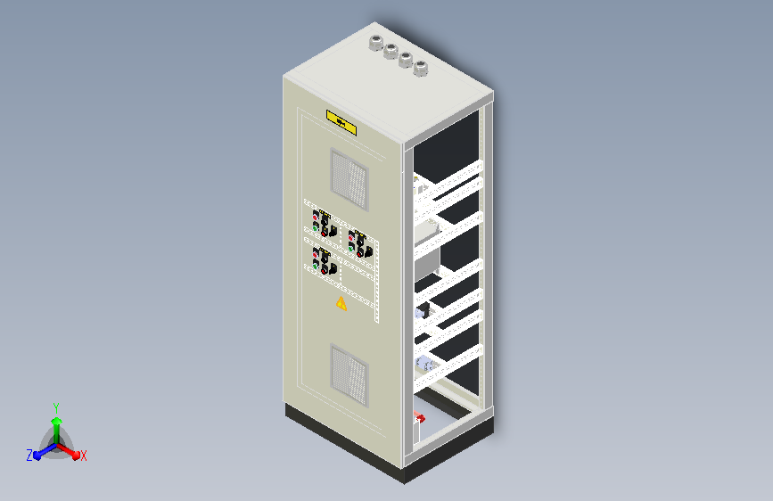 2000х800х600мм锅炉房控制柜