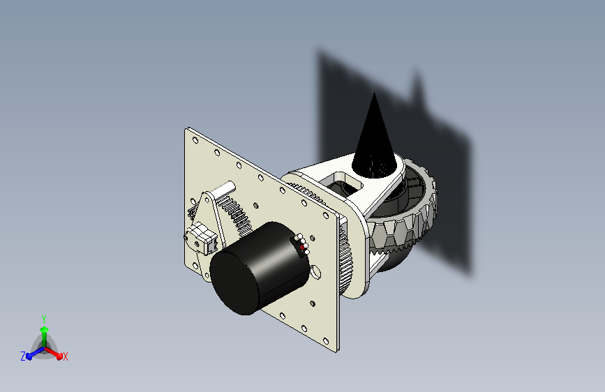 AGV转向驱动轮模块设计模型