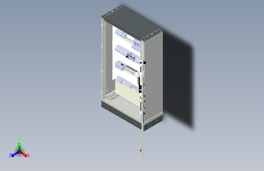 1400х800х400mm锅炉房控制柜