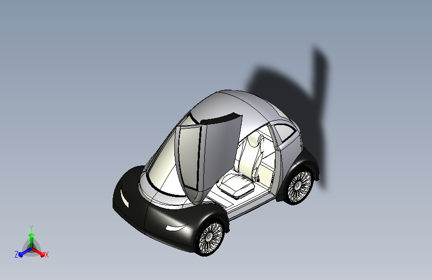 EV城市电动汽车模型