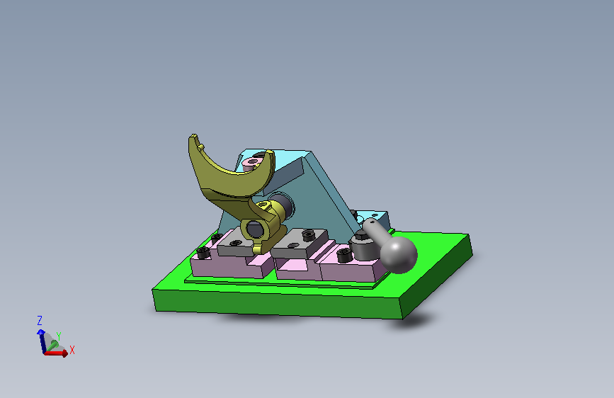 第四速及第五速变速叉钻M10孔夹具设计含三维SW模型