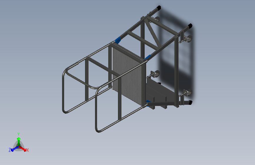 Lader工业用移动台阶