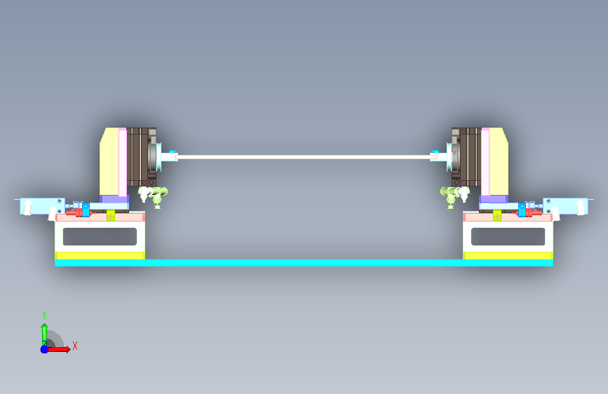 PCB板翻转机设计 正面视图