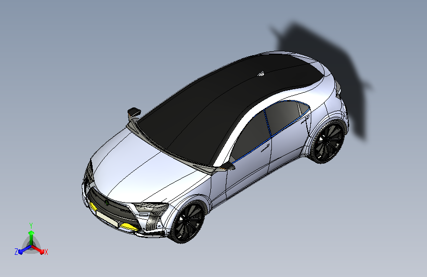 TBO T6 2021轿车三维模型