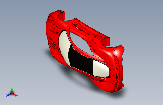 阿斯跑车车身外壳
