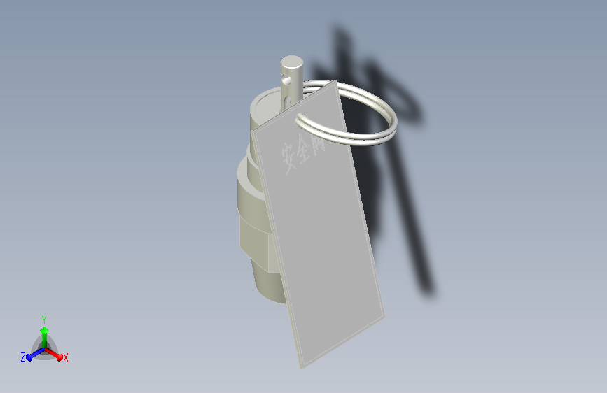 安全阀三维模型