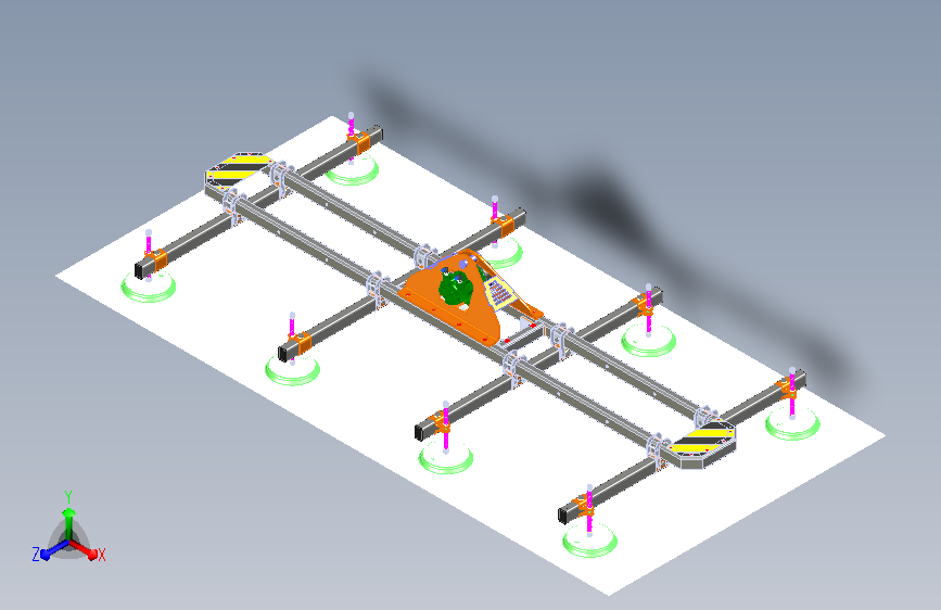钣金真空抓取举升机构