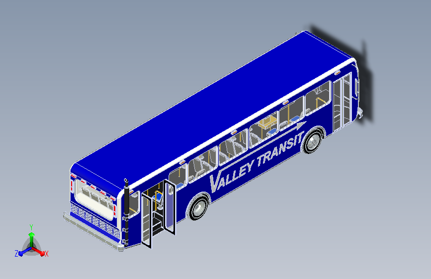 城市公交车简易模型