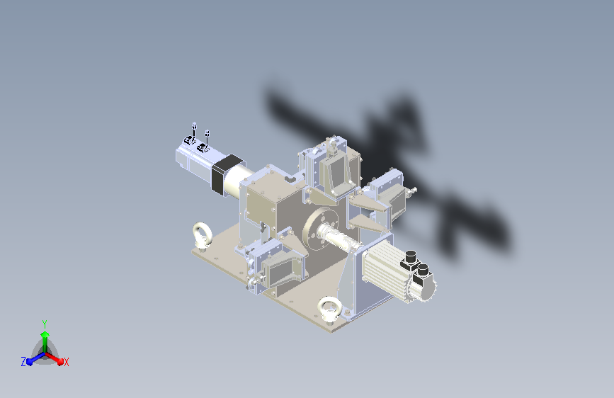 传感器检测机机构3D图纸 Solidworks设计
