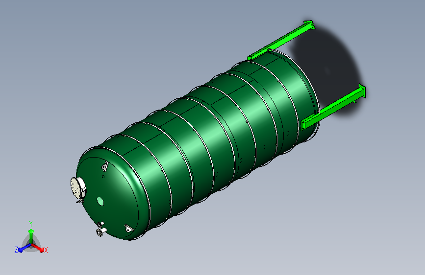 大型电热管加热式蒸馏罐设计