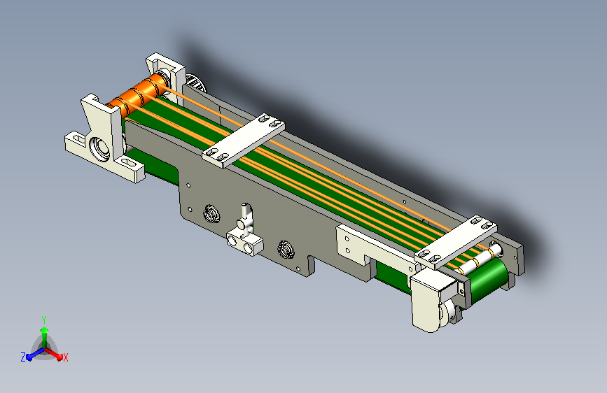 带导向压条带输送线设计