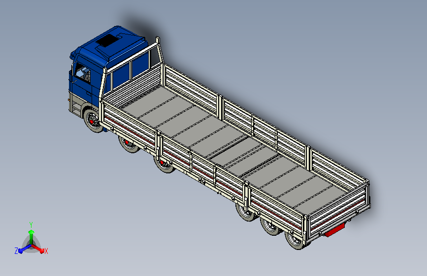大型载重卡车设计