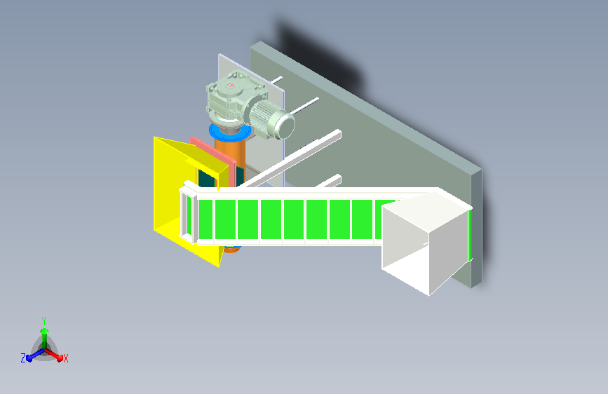 带输送线粉碎机设计
