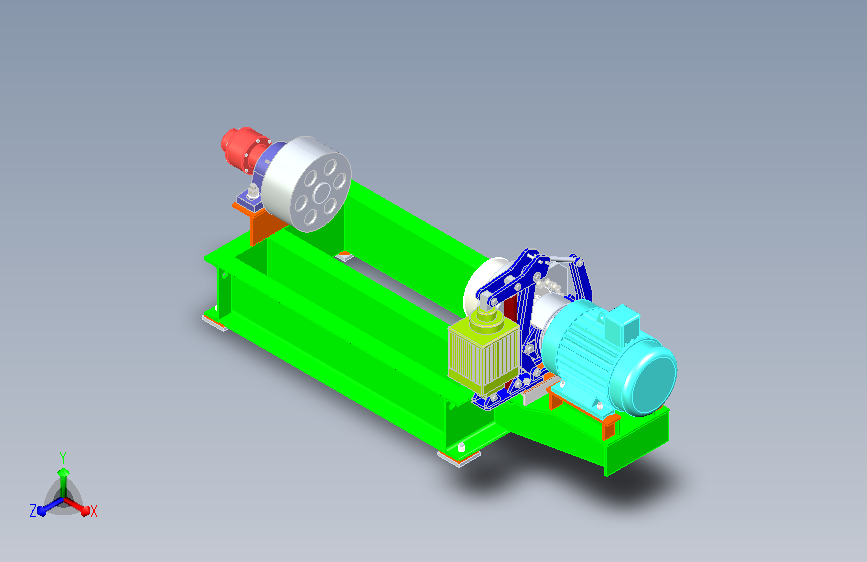 带气动刹车的旋转变位机设计