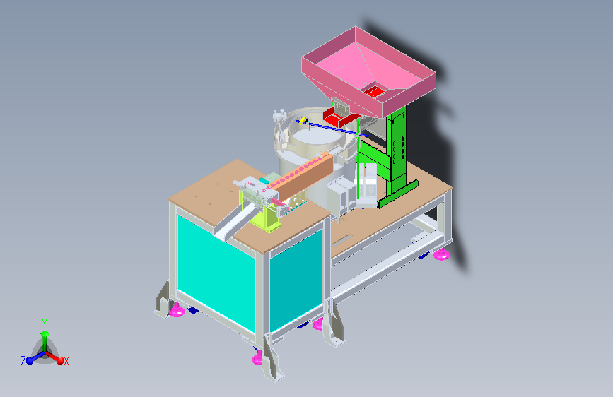 带牙垫片自动化排料设计