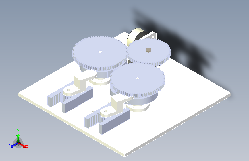 电冰箱自动开关门设计