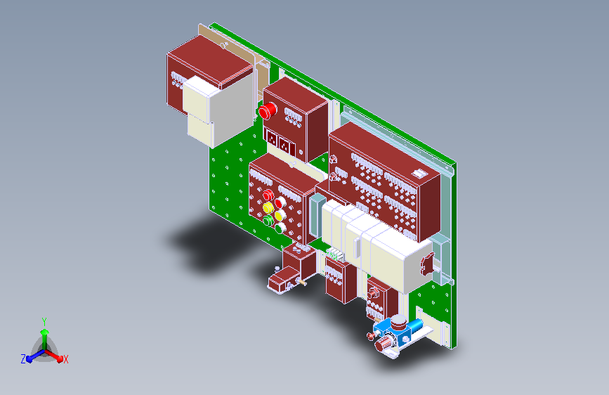 电气控制集成布置三维设计