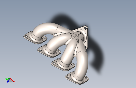 耐高温的不锈钢排气歧管