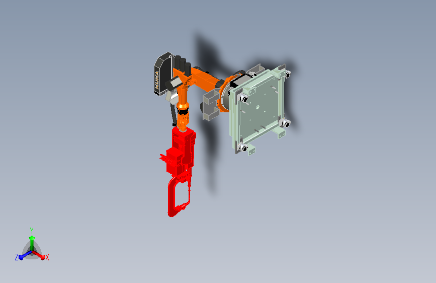 电阻点焊机器人三维模型