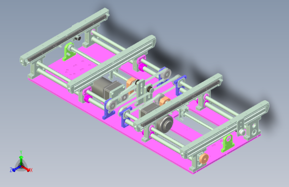 对中平行夹紧机构设计