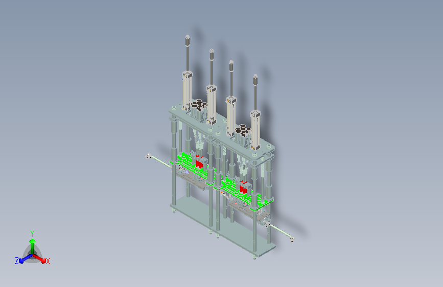 多电批自动化锁螺栓机构设计