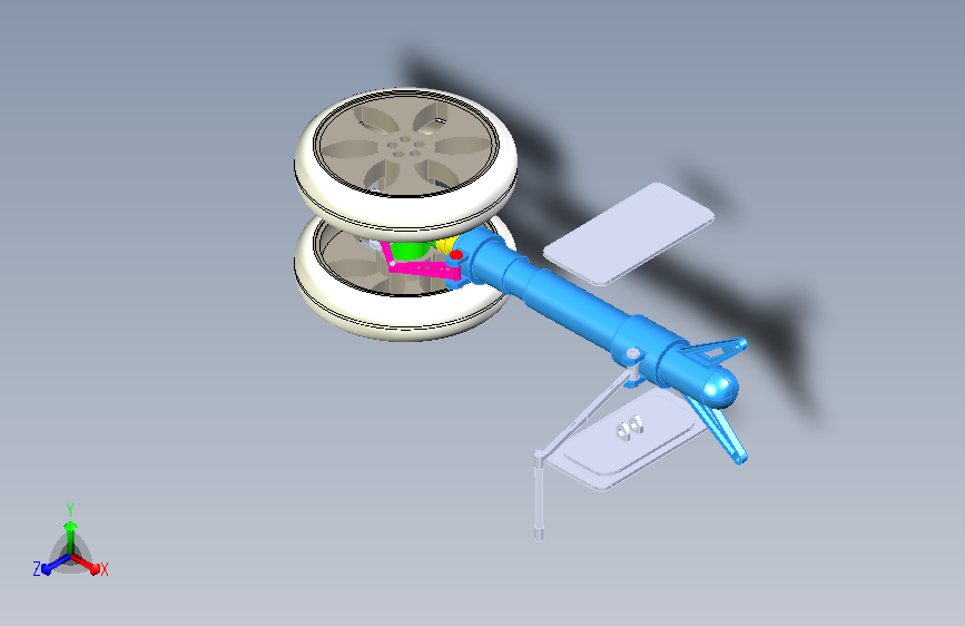 飞机起落架三维模型