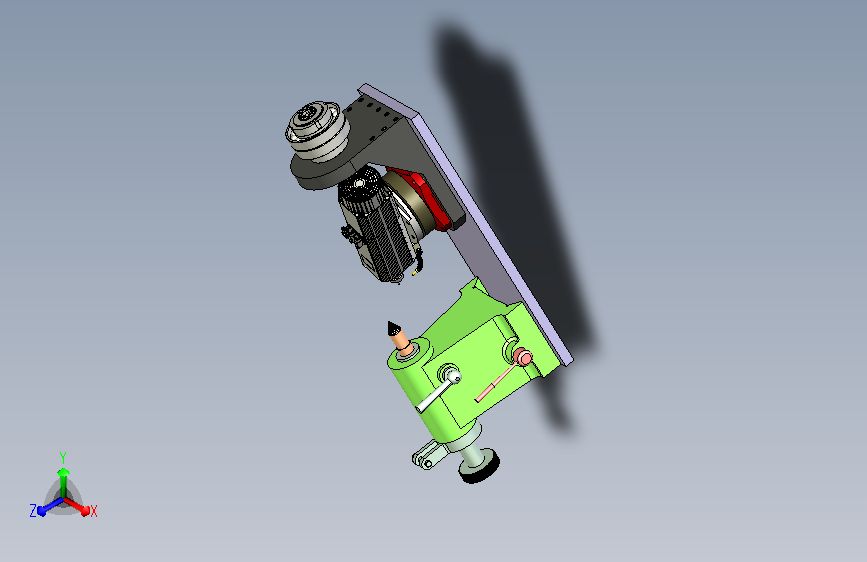非标卧式铣削专机设计